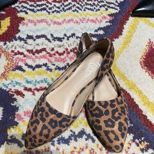 Franco Sarto Women’s Hazeline Flats in Leopard Print, Size 9M